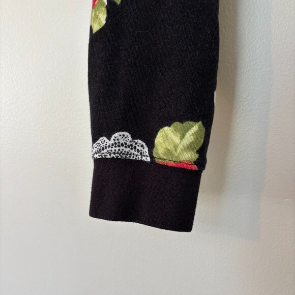 Forever 21 Cropped Floral Lace Print Hoodie, Size Medium - Picture 7 of 11